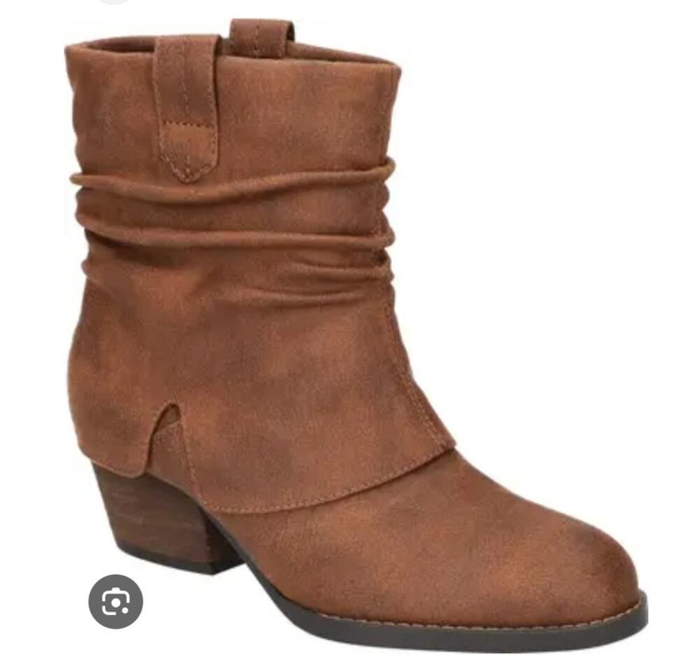 New Bella Vita Twyla Bootie Brown Western Boot 8.5M